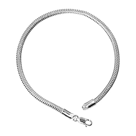 Clara Sterling Silver Snake Bracelet